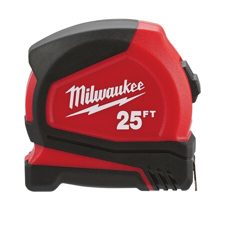 Milwaukee Tool 25 ft. Compact Tape Measure 48-22-6625